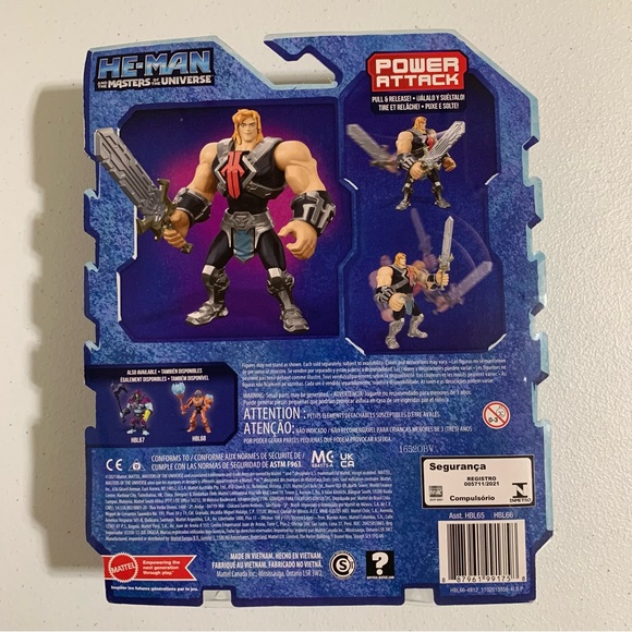 HE-MAN and The Masters of The Universe: Power Attack He-Man Action Figure-NWT - Picture 8 of 11